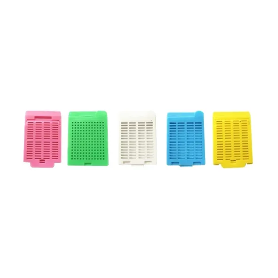OEM ODM เนื้อเยื่อที่กำหนดเองกล่องคาสเซ็ตต์ที่ใช้สำหรับเทคนิคการย้อมสีเนื้อเยื่อวิทยา
